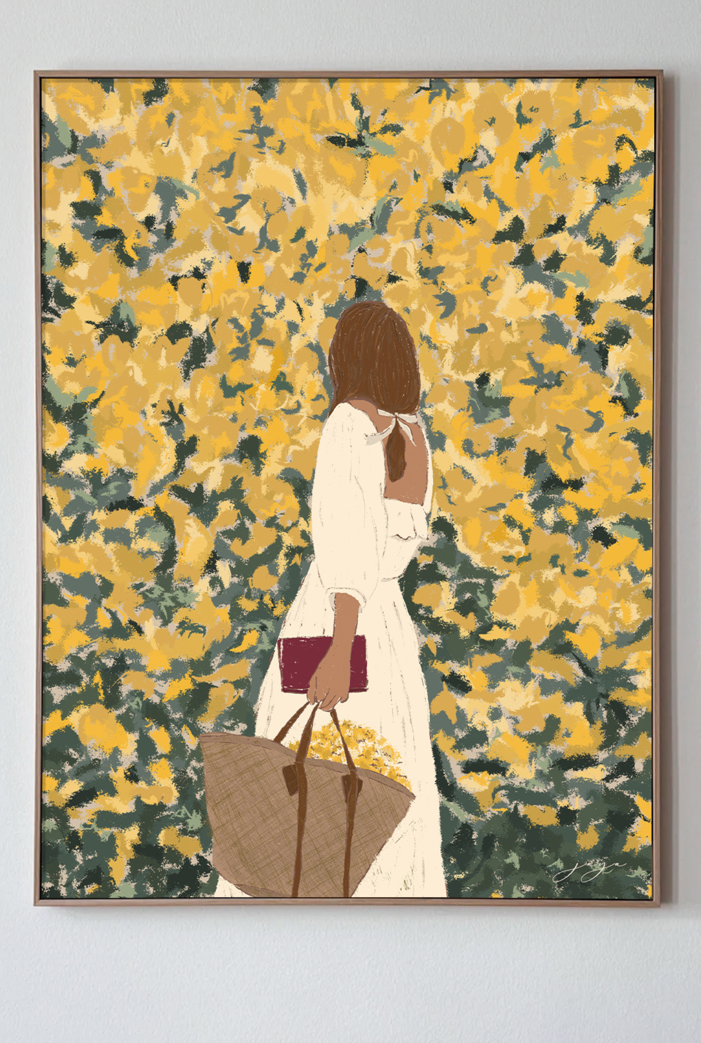 Among the Bougainvilleas