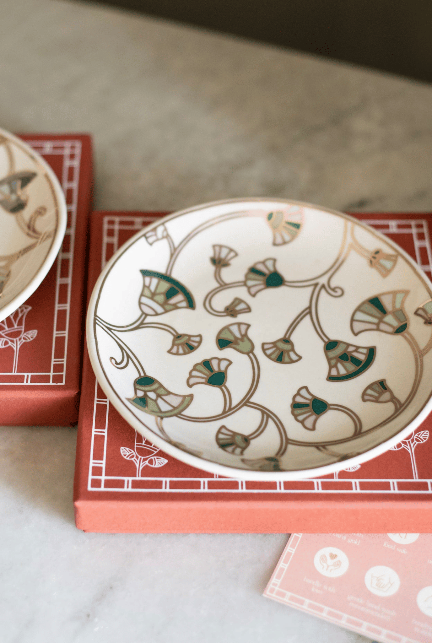 The Green Egyptian Lotus Plate