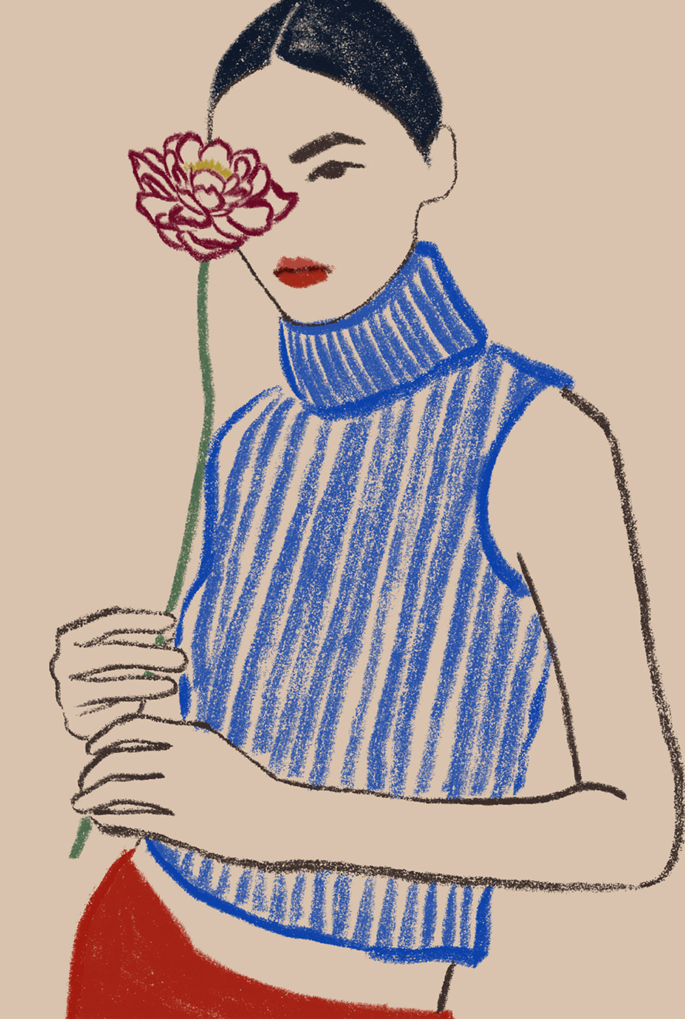 With Peony