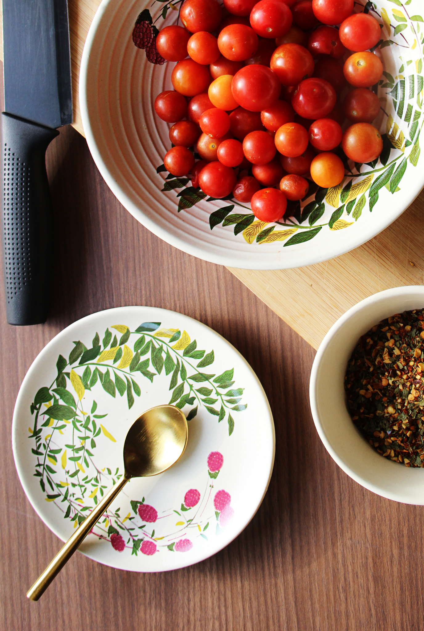 Gül plates - set of four