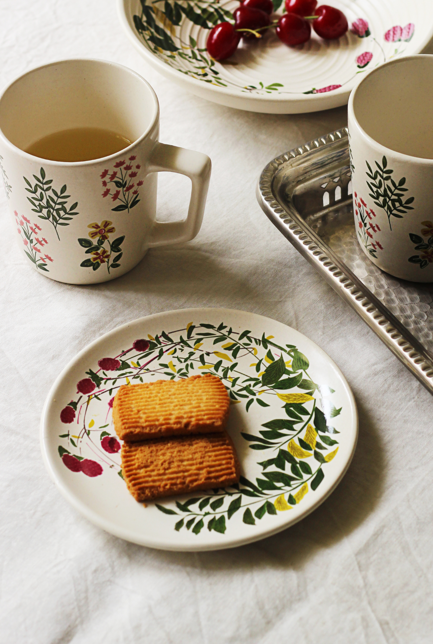 Gül plates - set of four