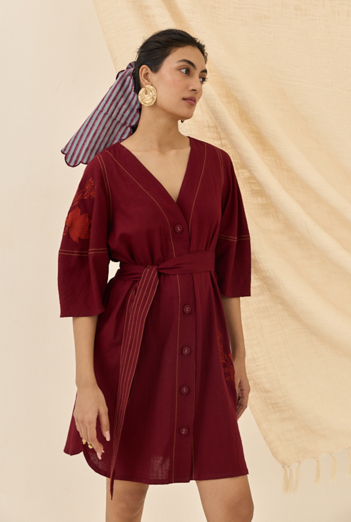 Kuhu Handloom Shift Dress