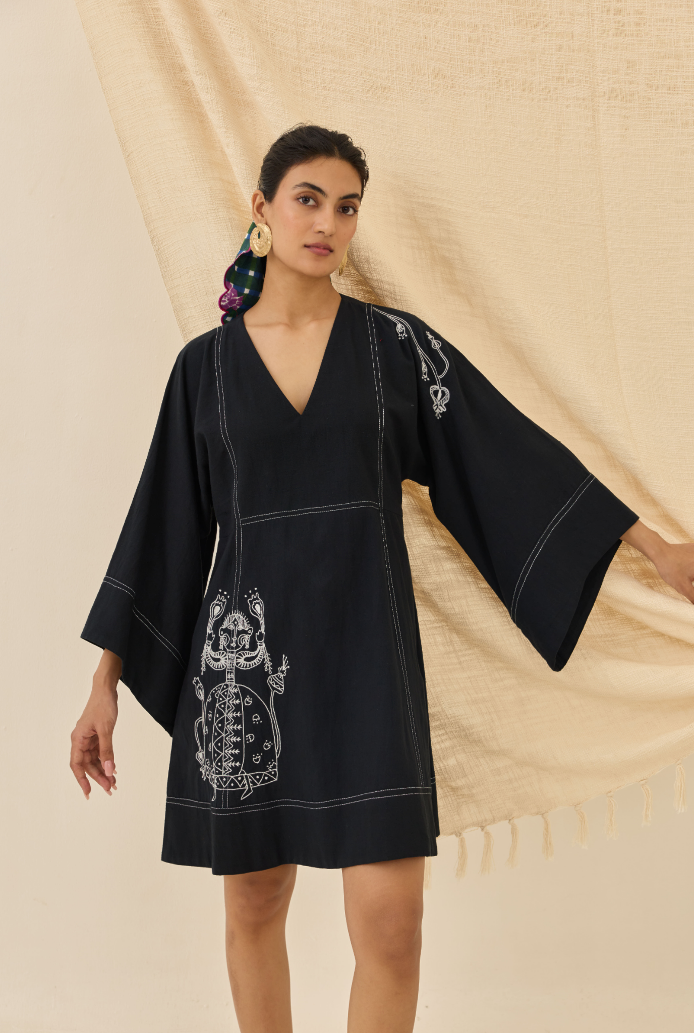 Jugnu Handloom Shift Dress