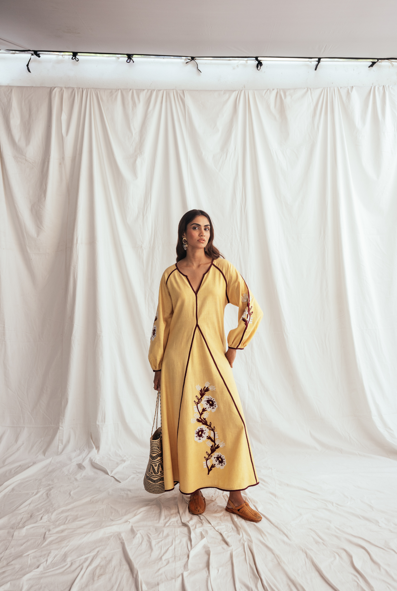 Aamras Handloom Peasant Dress