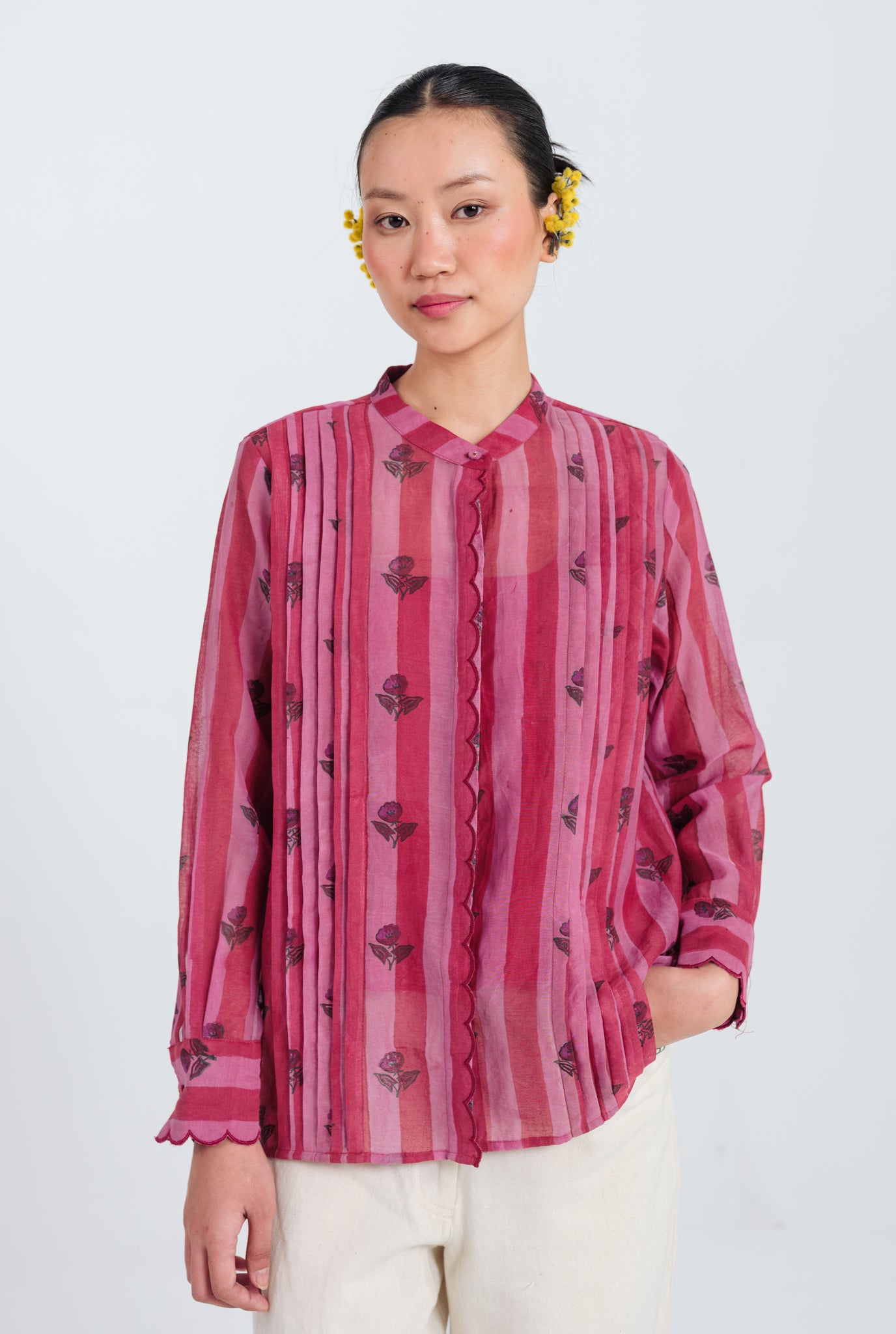Spring Scallop Shirt