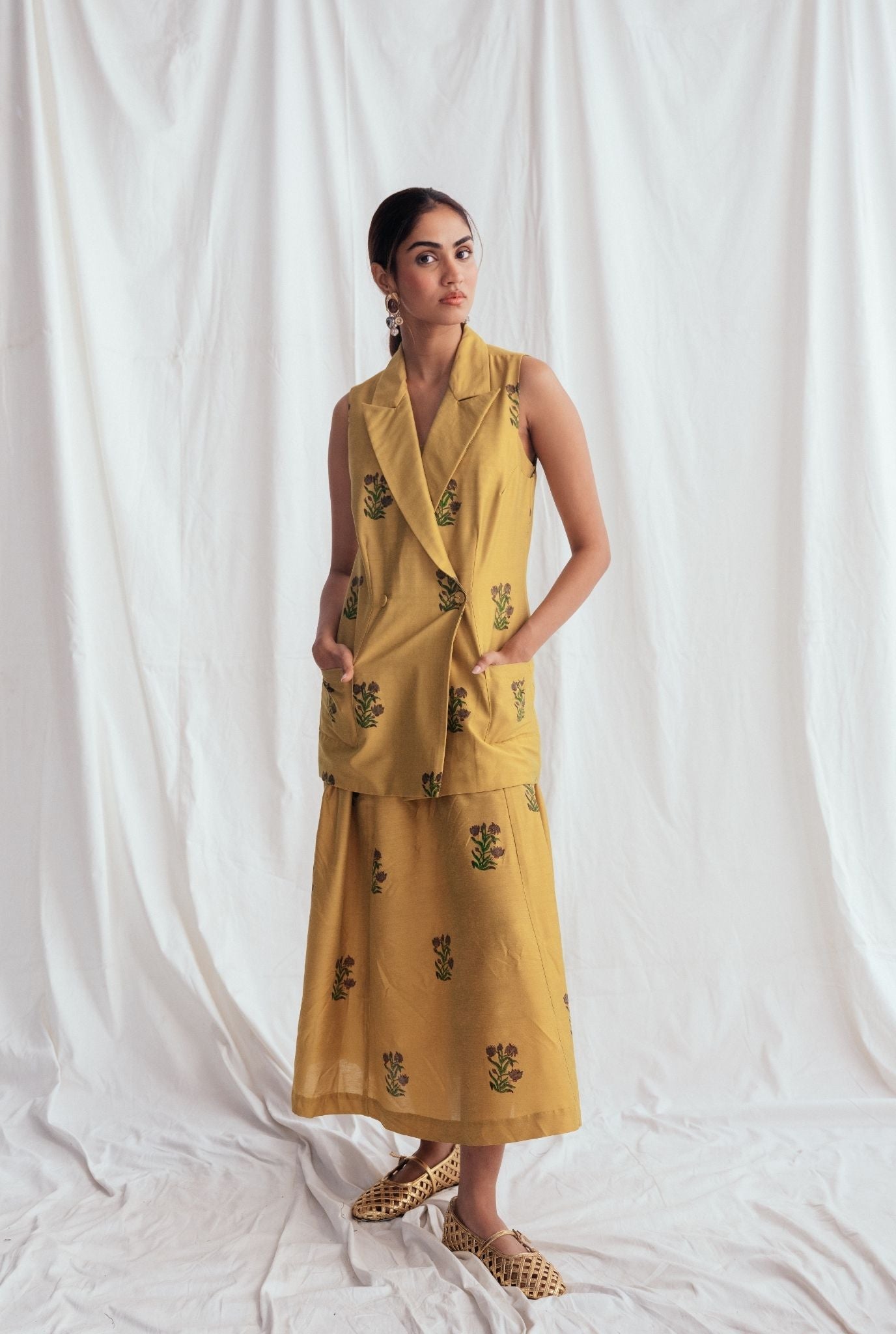 Nimbu Silk Blazer