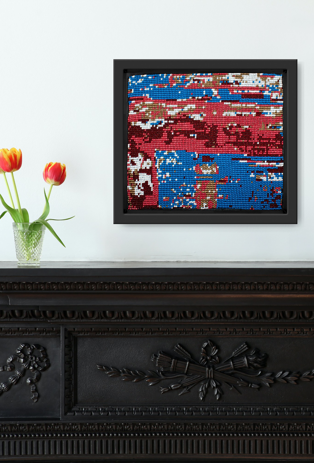 Untitled 402 - beaded