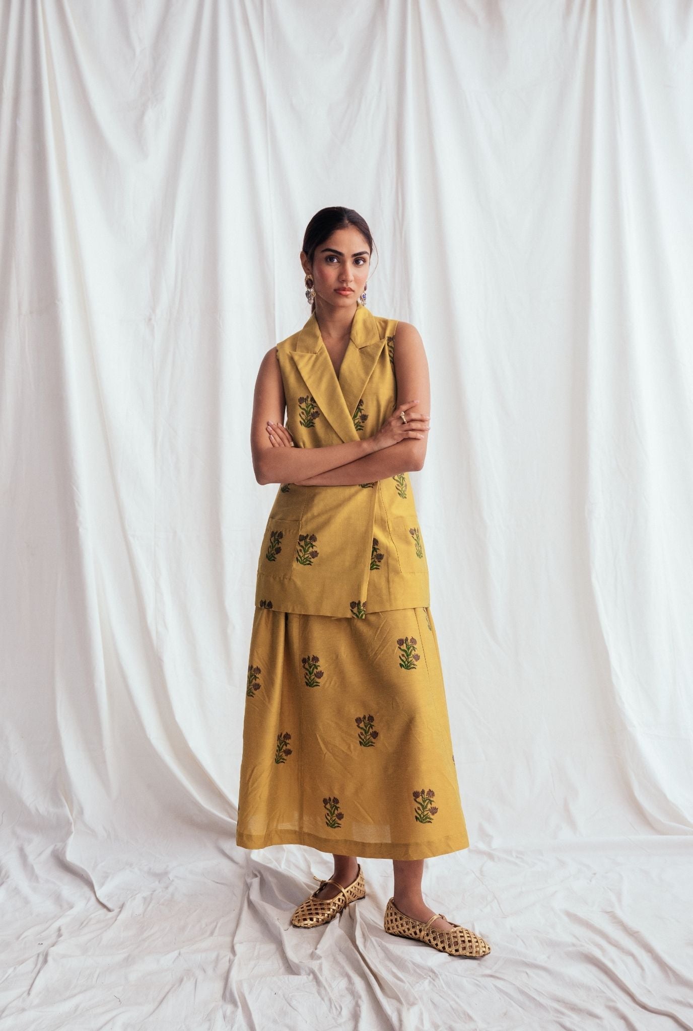 Nimbu Silk Dress