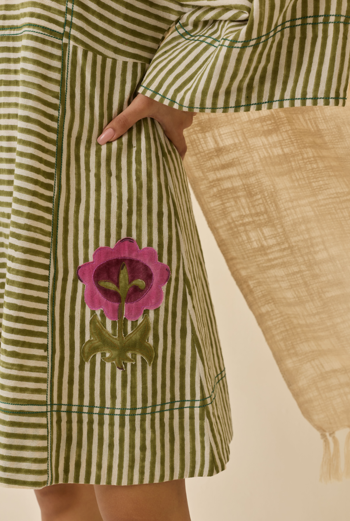 Pihu Handloom Shift Dress