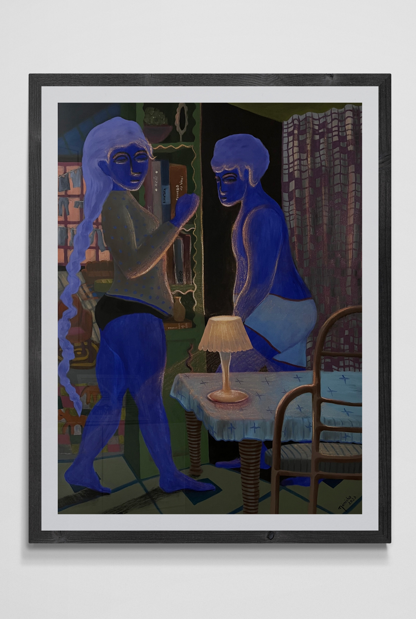 Evening Blues Art Print