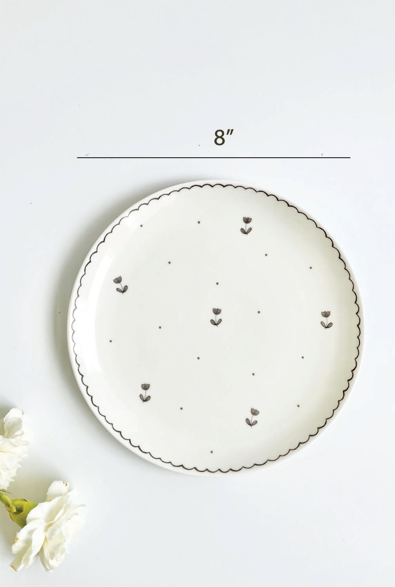 Ditsy Quater Plates (Set of 2)