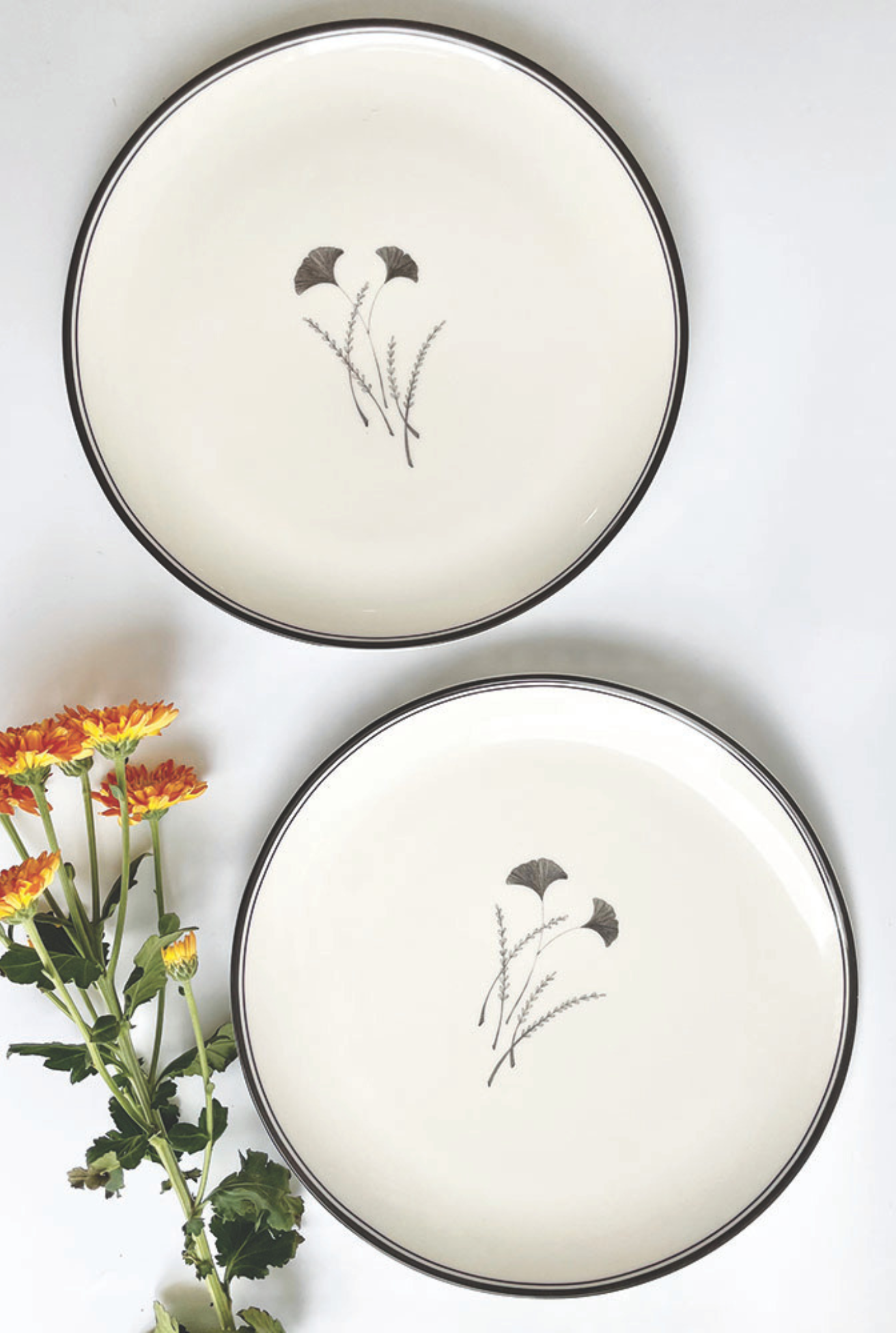 Gingko Dinner Plates (Set of 2)