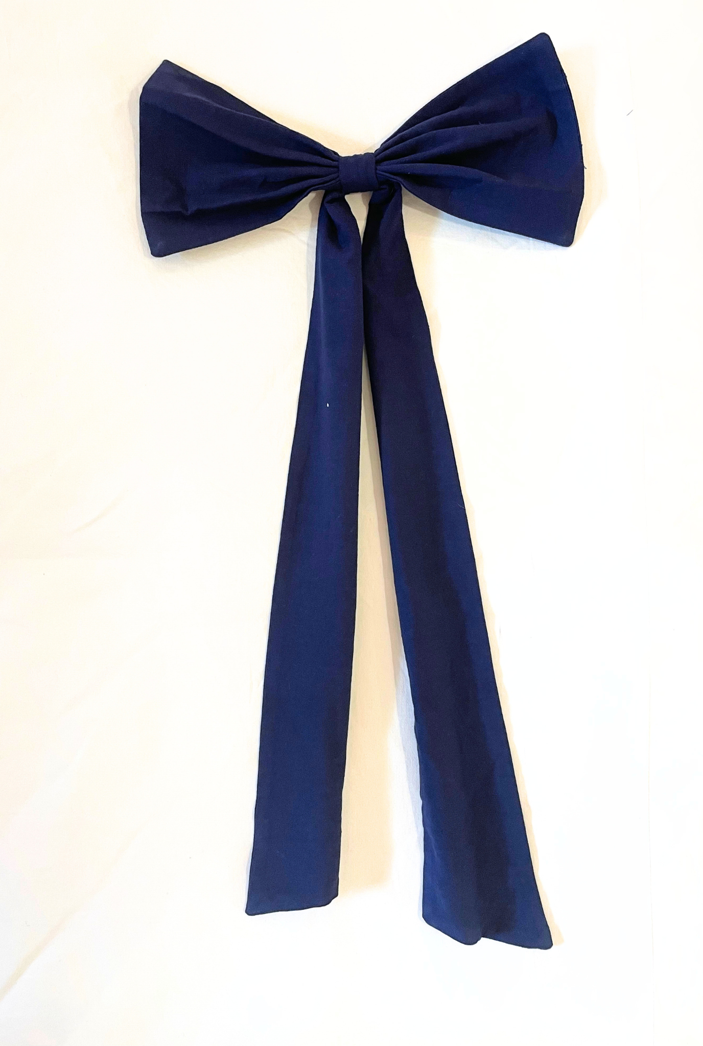 INDIGO BOW TIE-UP SCRUNCHIE