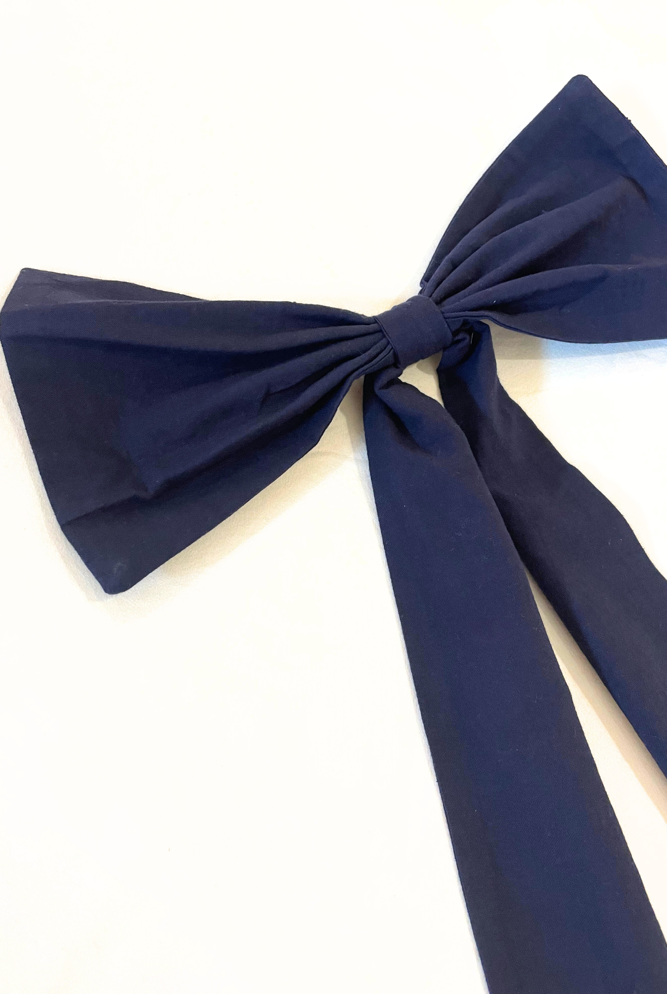 INDIGO BOW TIE-UP SCRUNCHIE