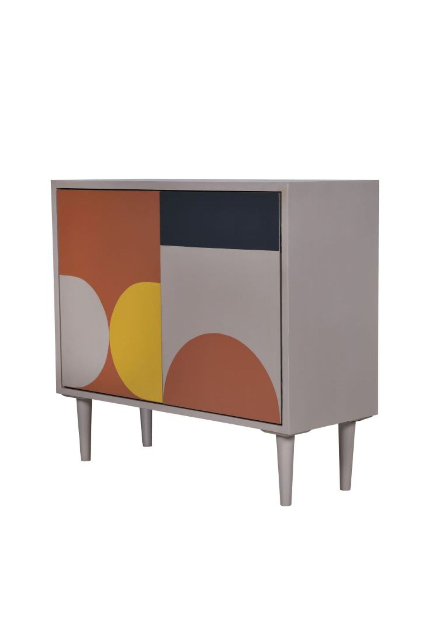 Elegant Grey Storage Cabinet  (Shipping Only In India)