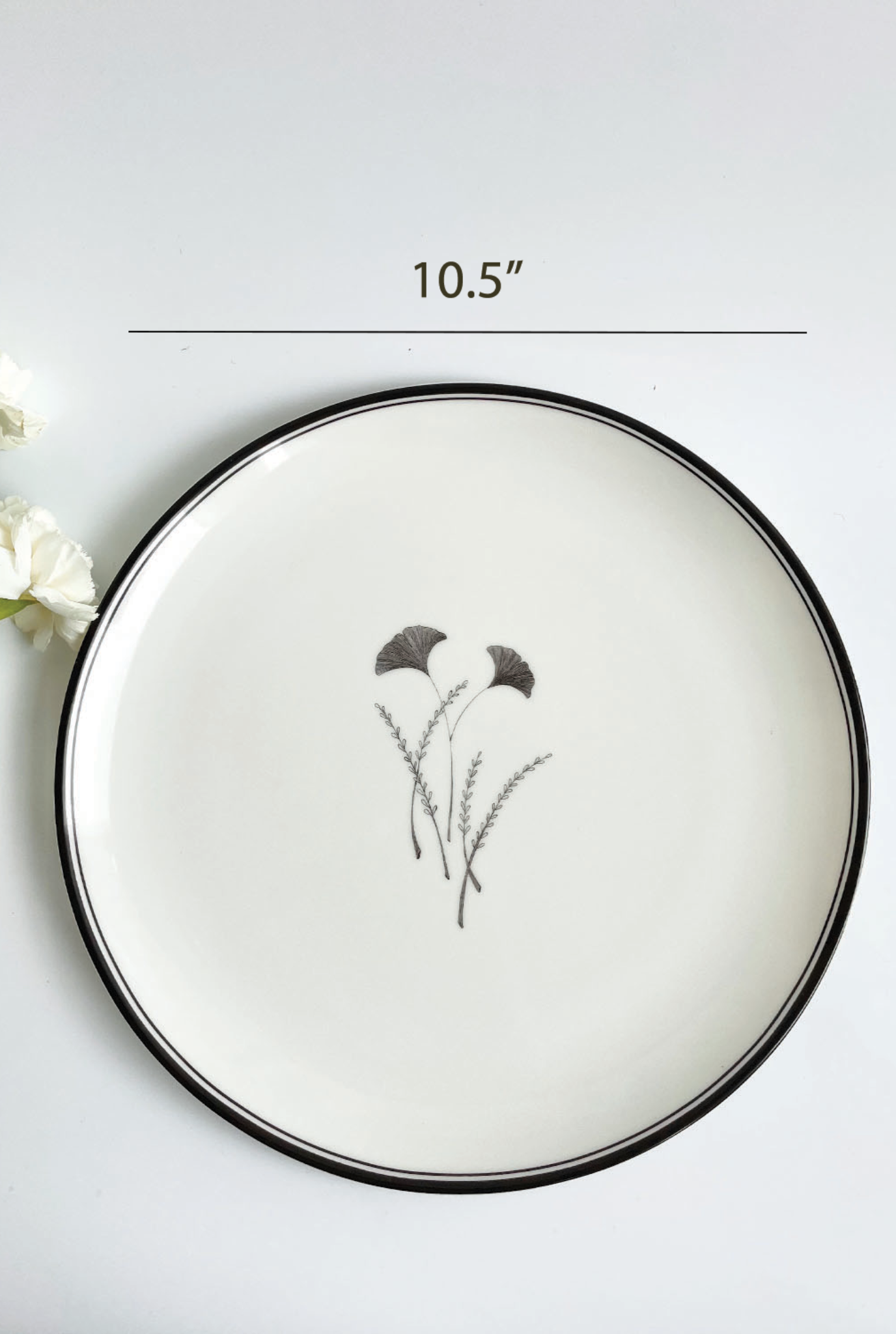 Gingko Dinner Plates (Set of 2)