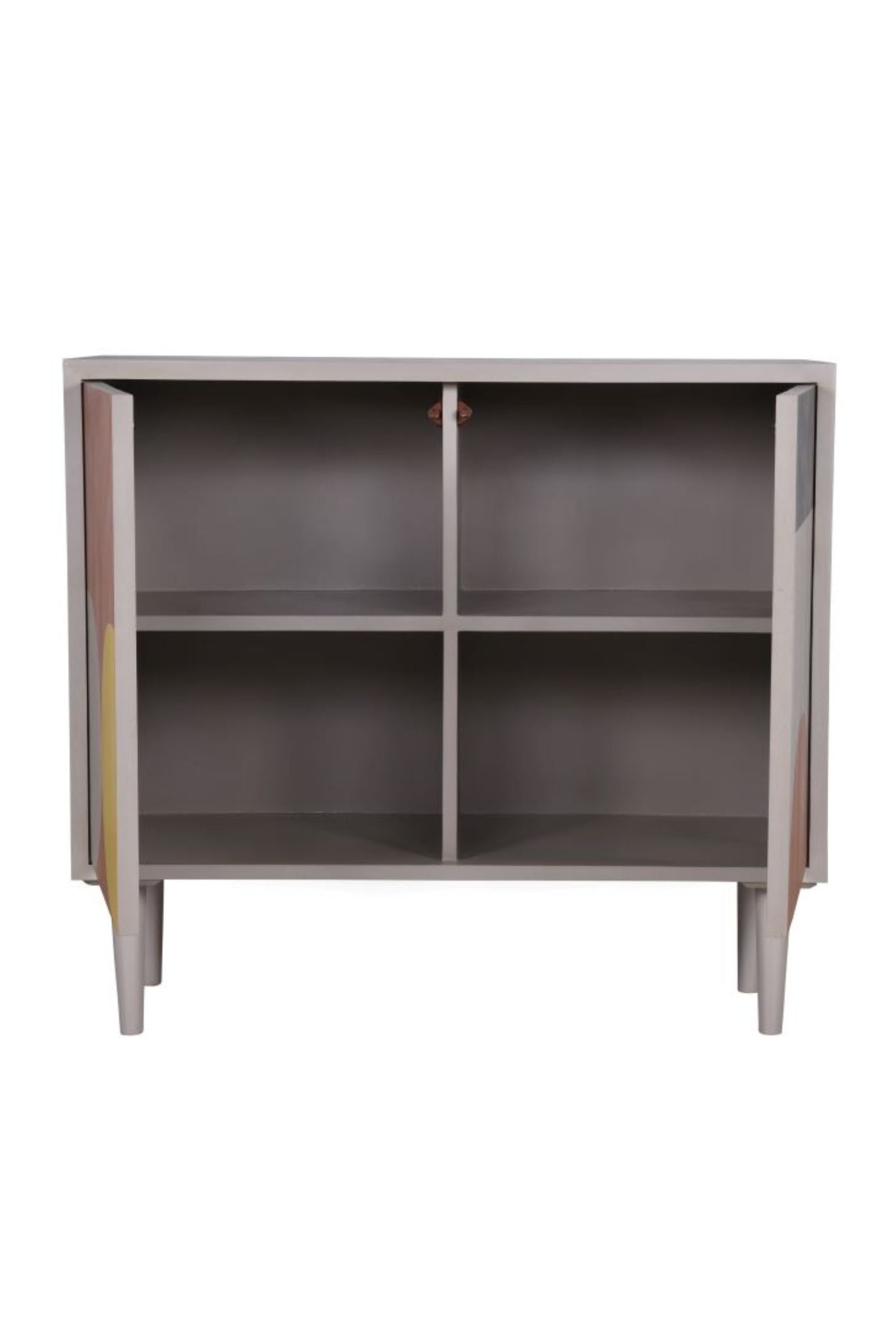 Elegant Grey Storage Cabinet  (Shipping Only In India)