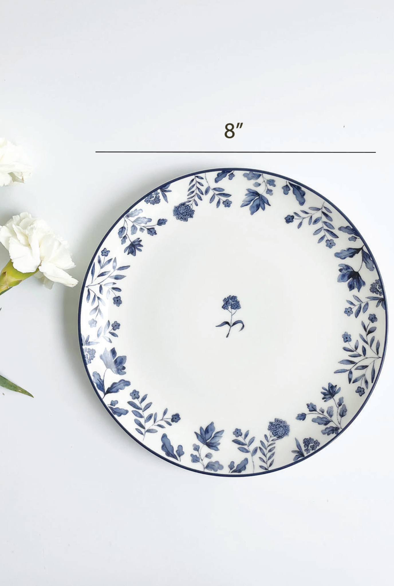 Blue Eden Quater Plates (Set of 2)