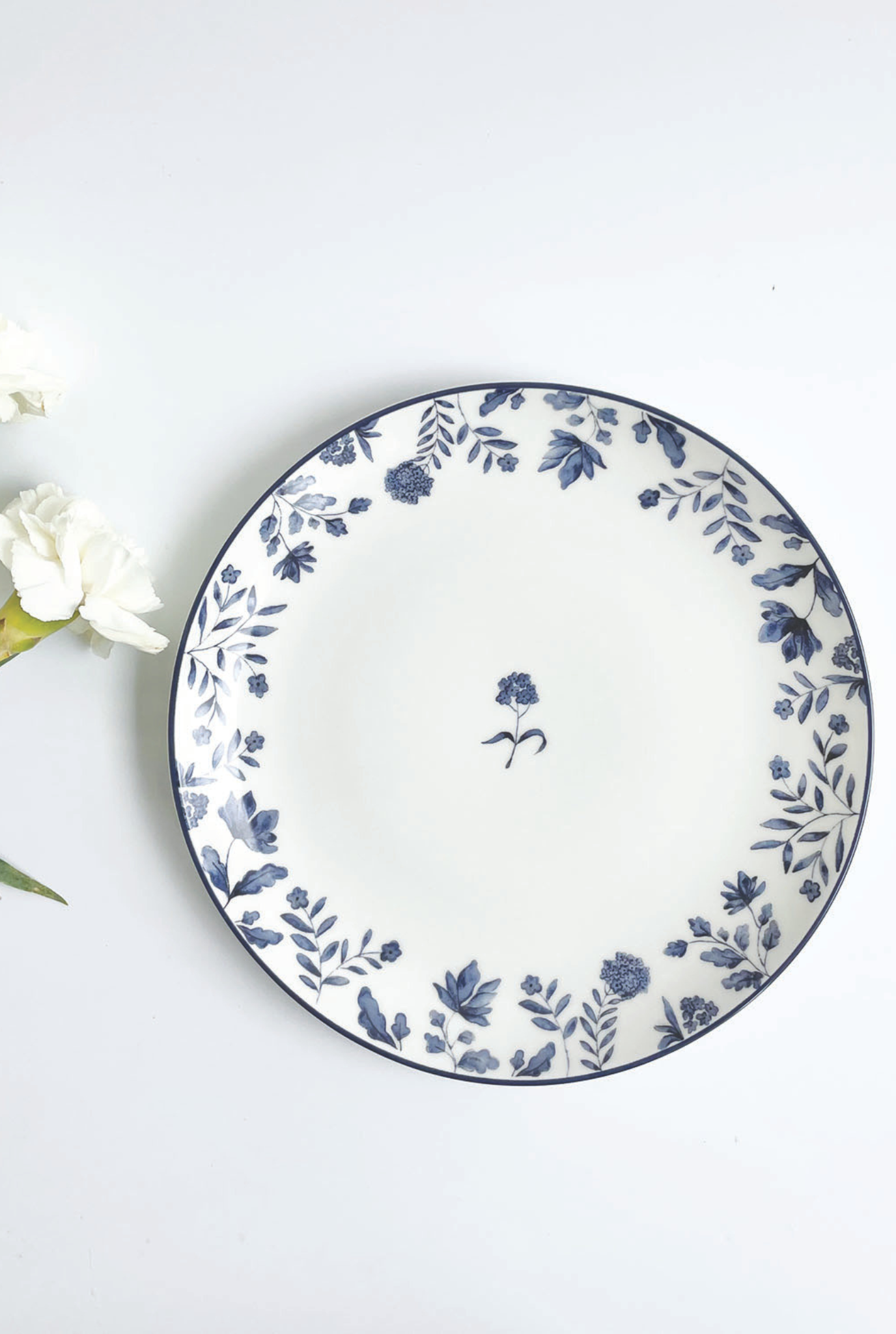 Blue Eden Quater Plates (Set of 2)