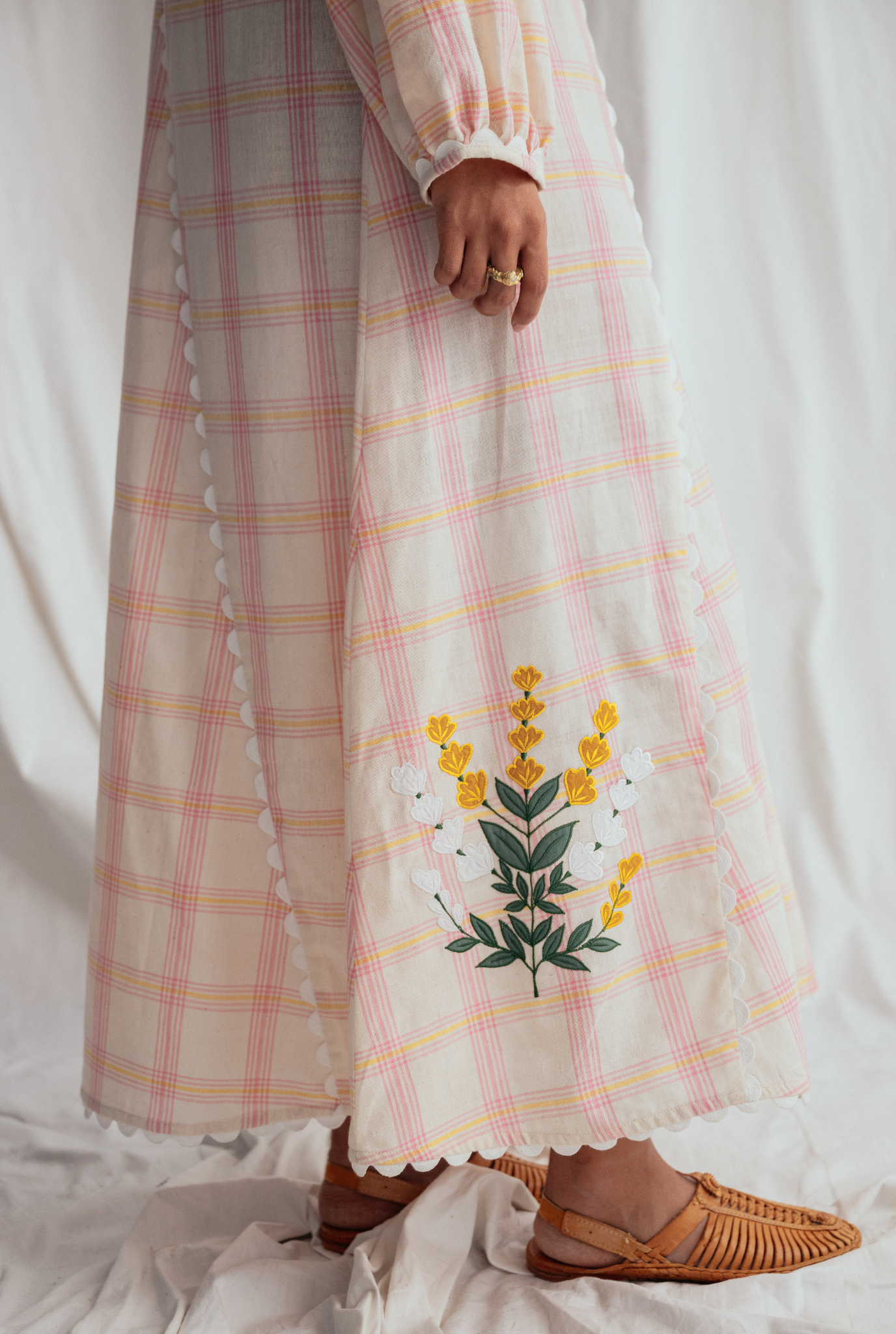 Chataai Peasant Dress