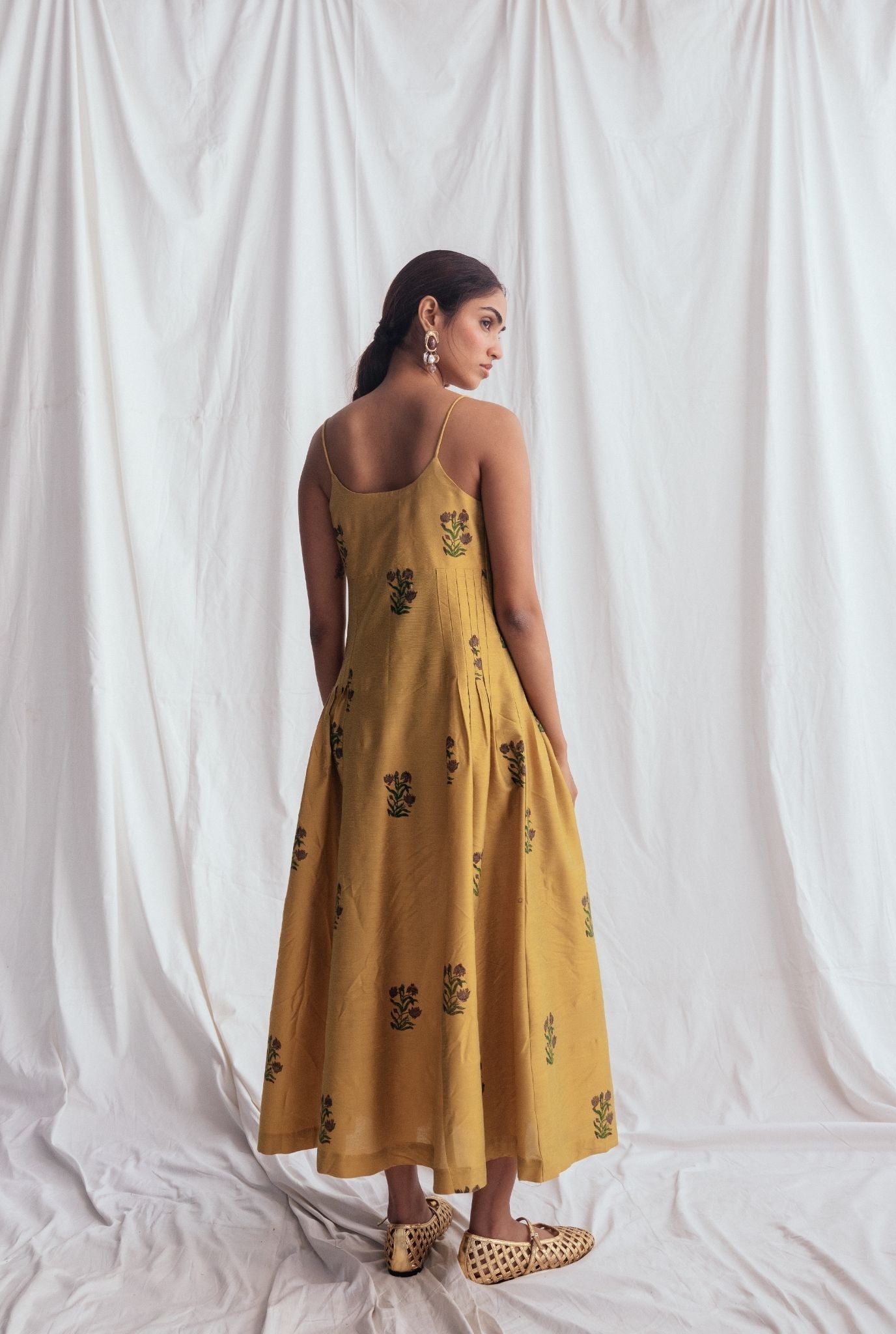Nimbu Silk Dress