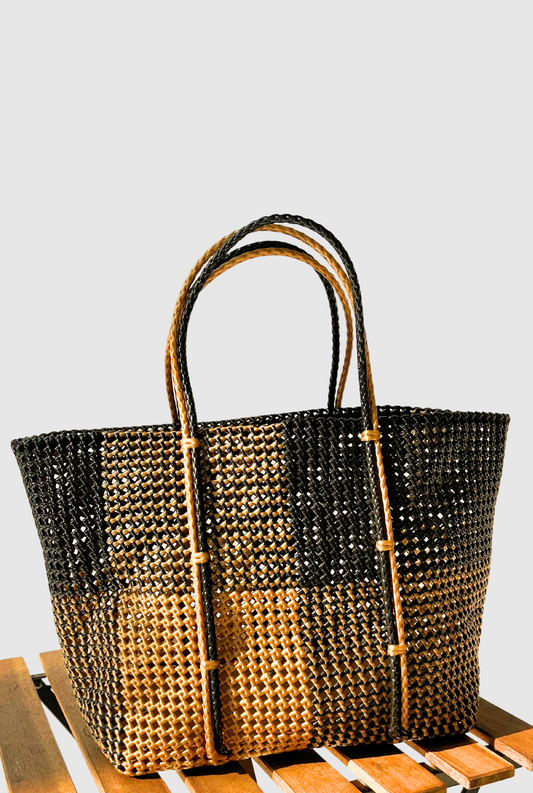 PILAR BLACK BASKET BAG