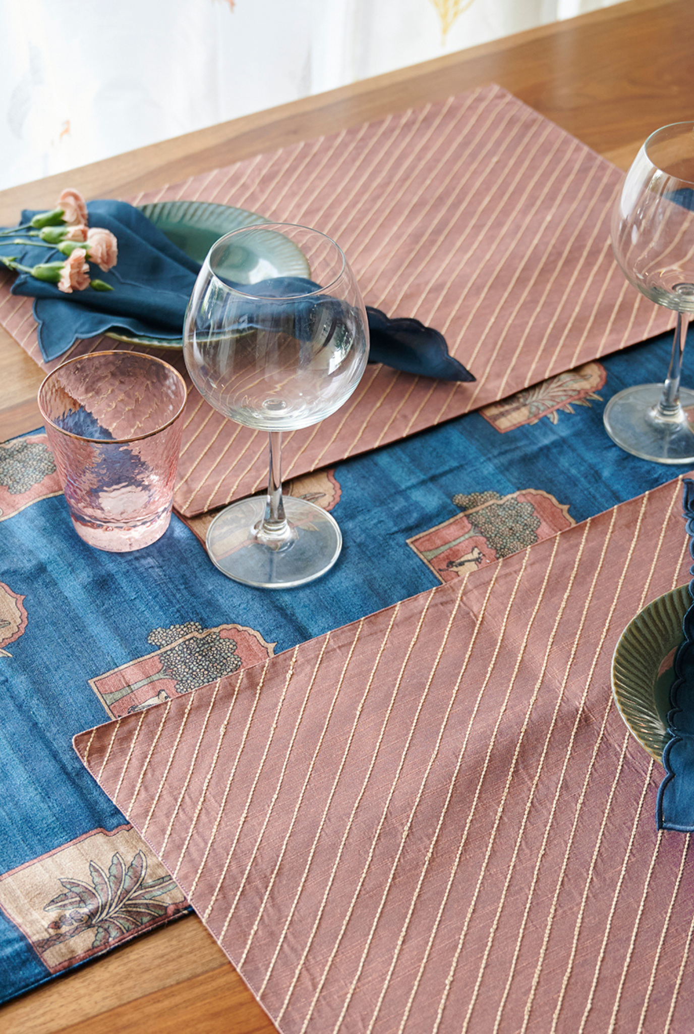 Majestic Indigo Table Runner