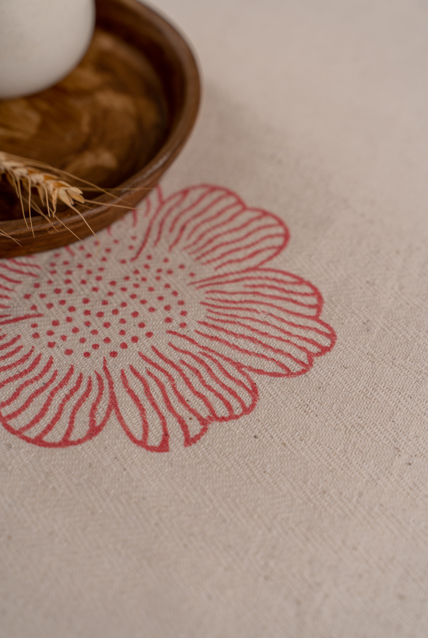 The Red Dhaliya Table Runner