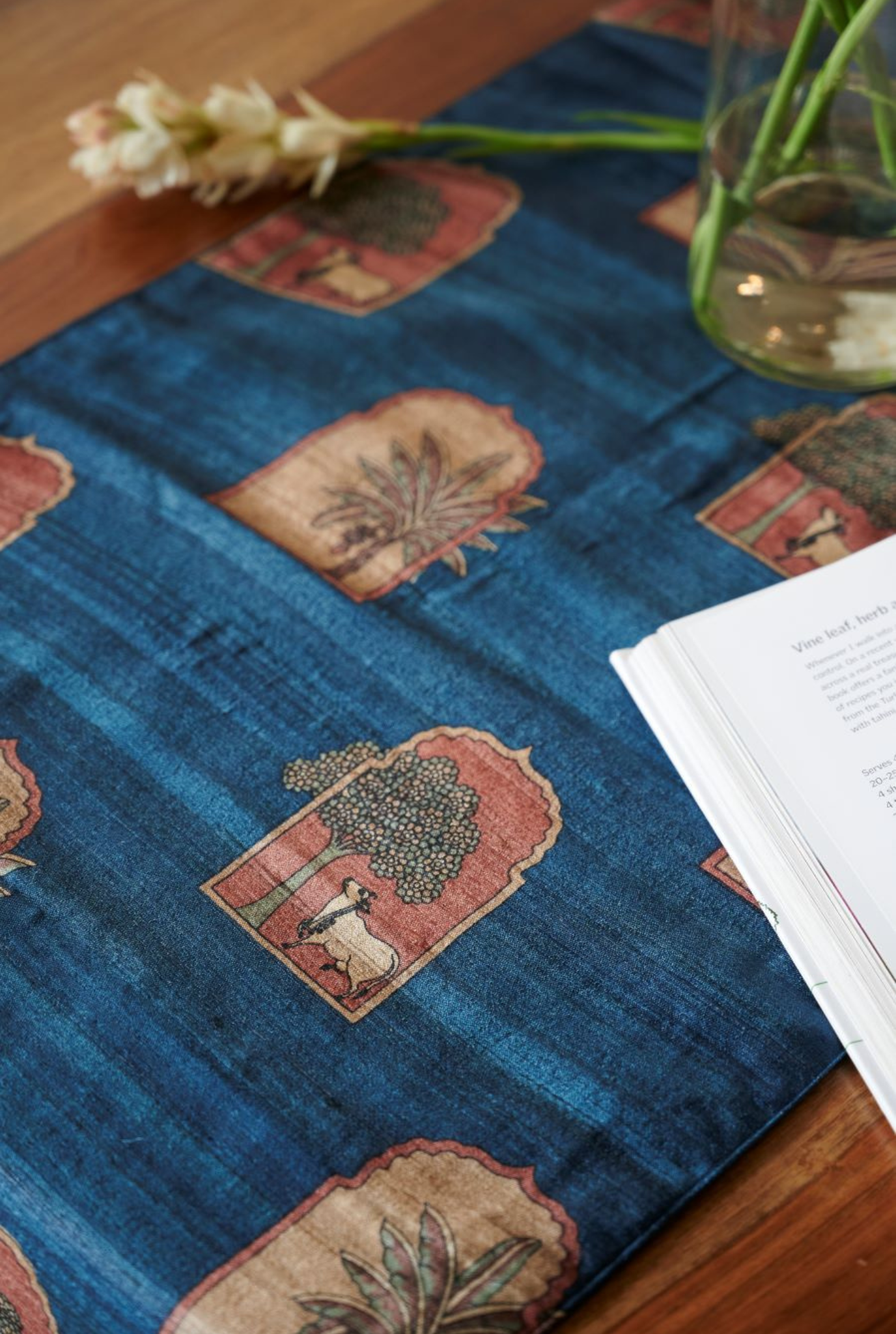 Majestic Indigo Table Runner