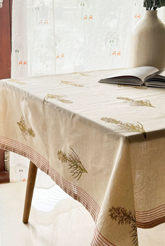 The Olive Leaf Table Cover