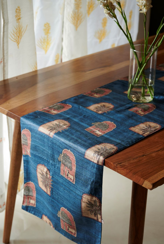 Majestic Indigo Table Runner