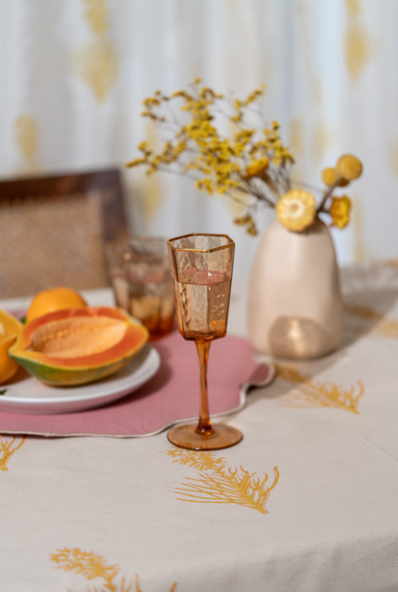 Maple Marigold Table Cloth