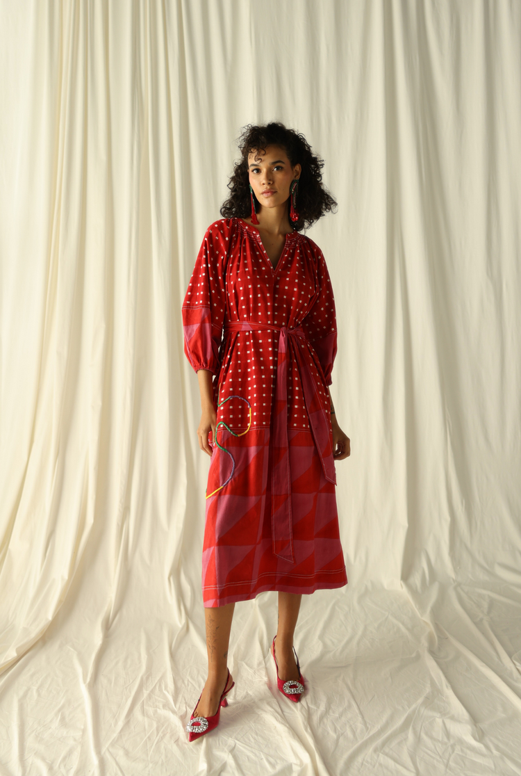 red-jodi-hand-block-printed-hand-embroidered-dress