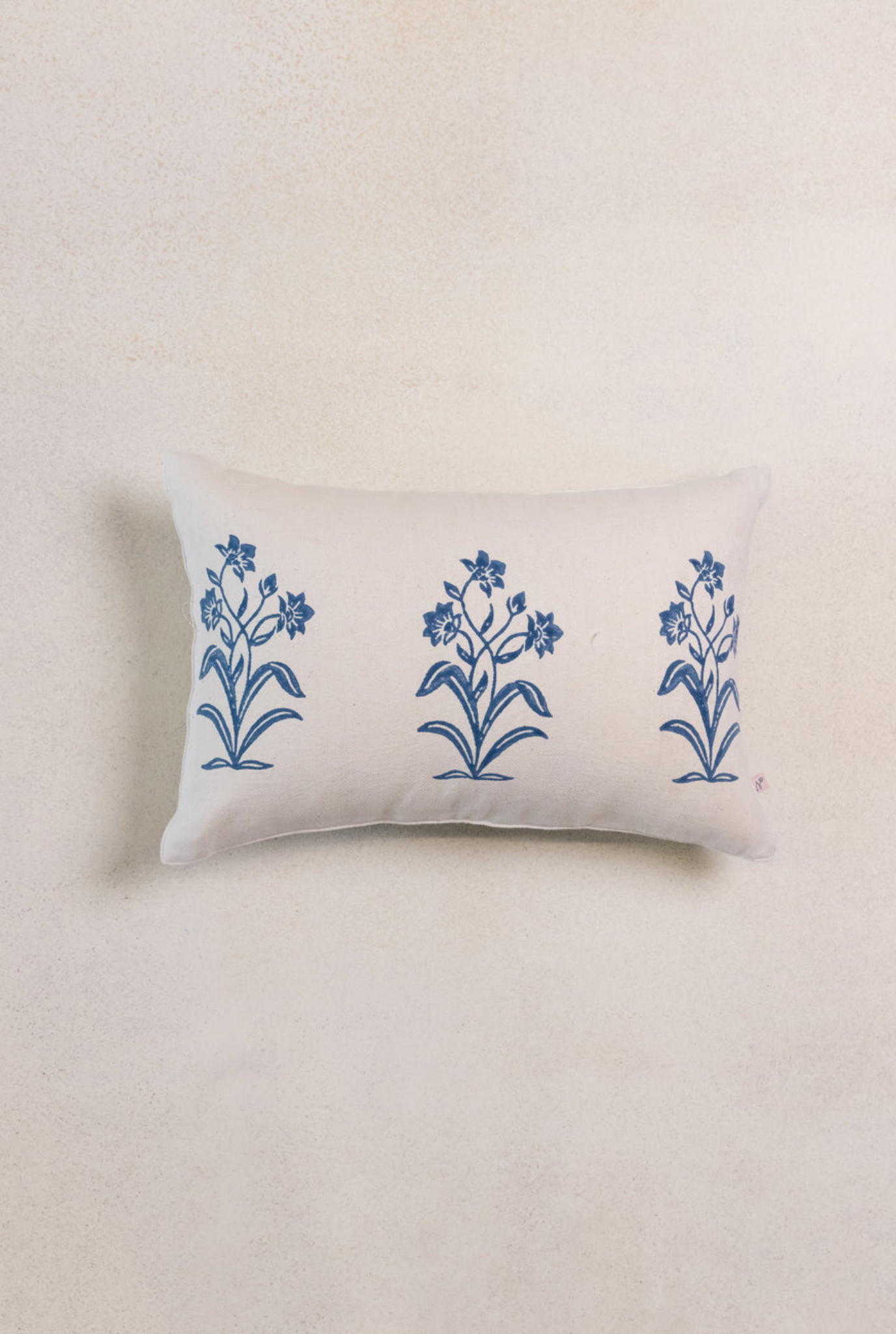 Block Indigo Cushion Cover