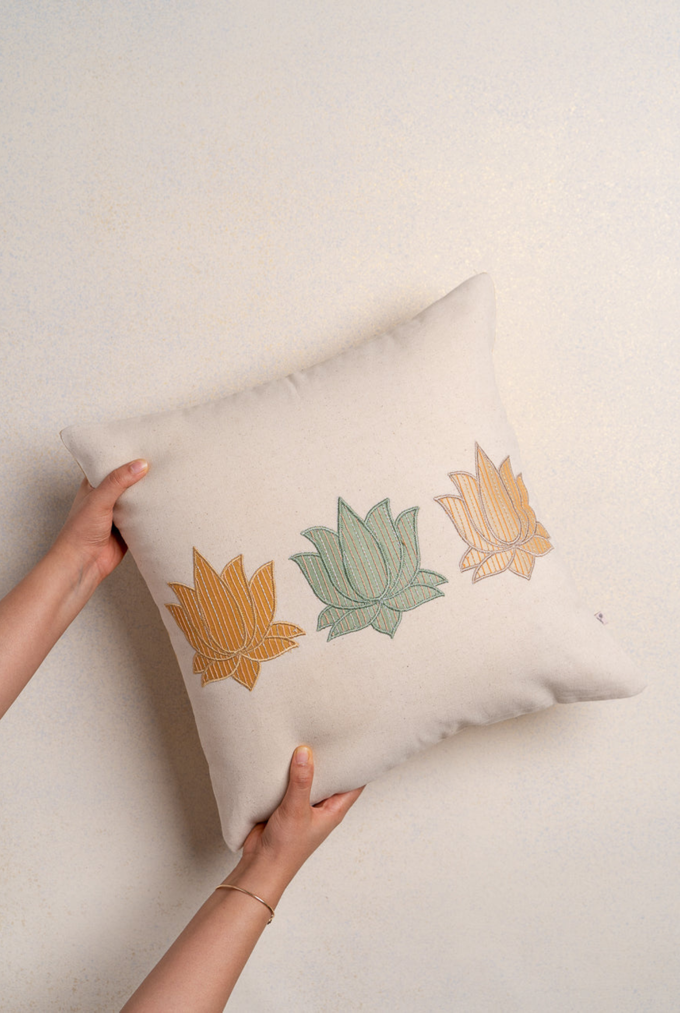 Lotus Love Trio Cushion Cover