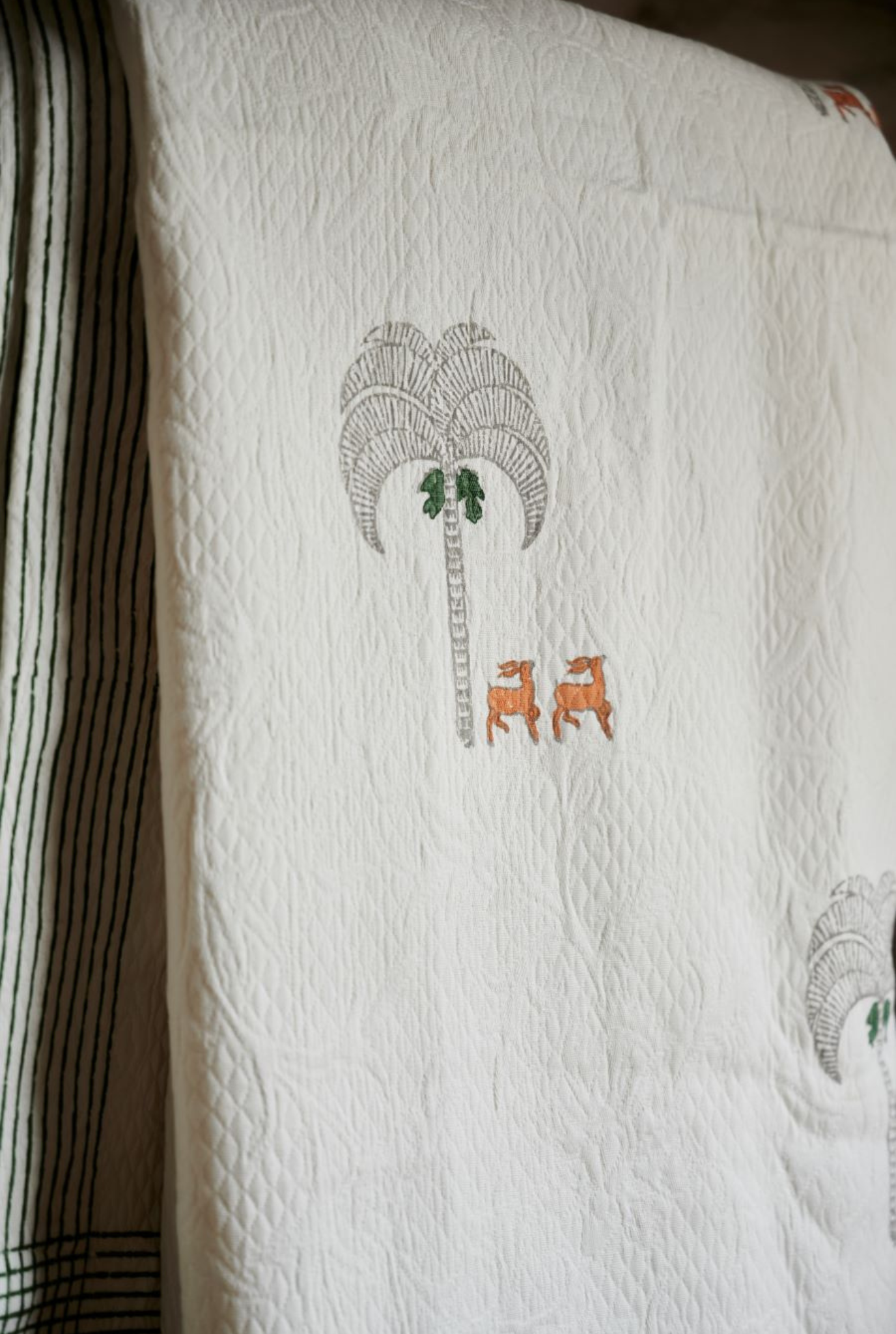 The Woodland Cotton Bedspread