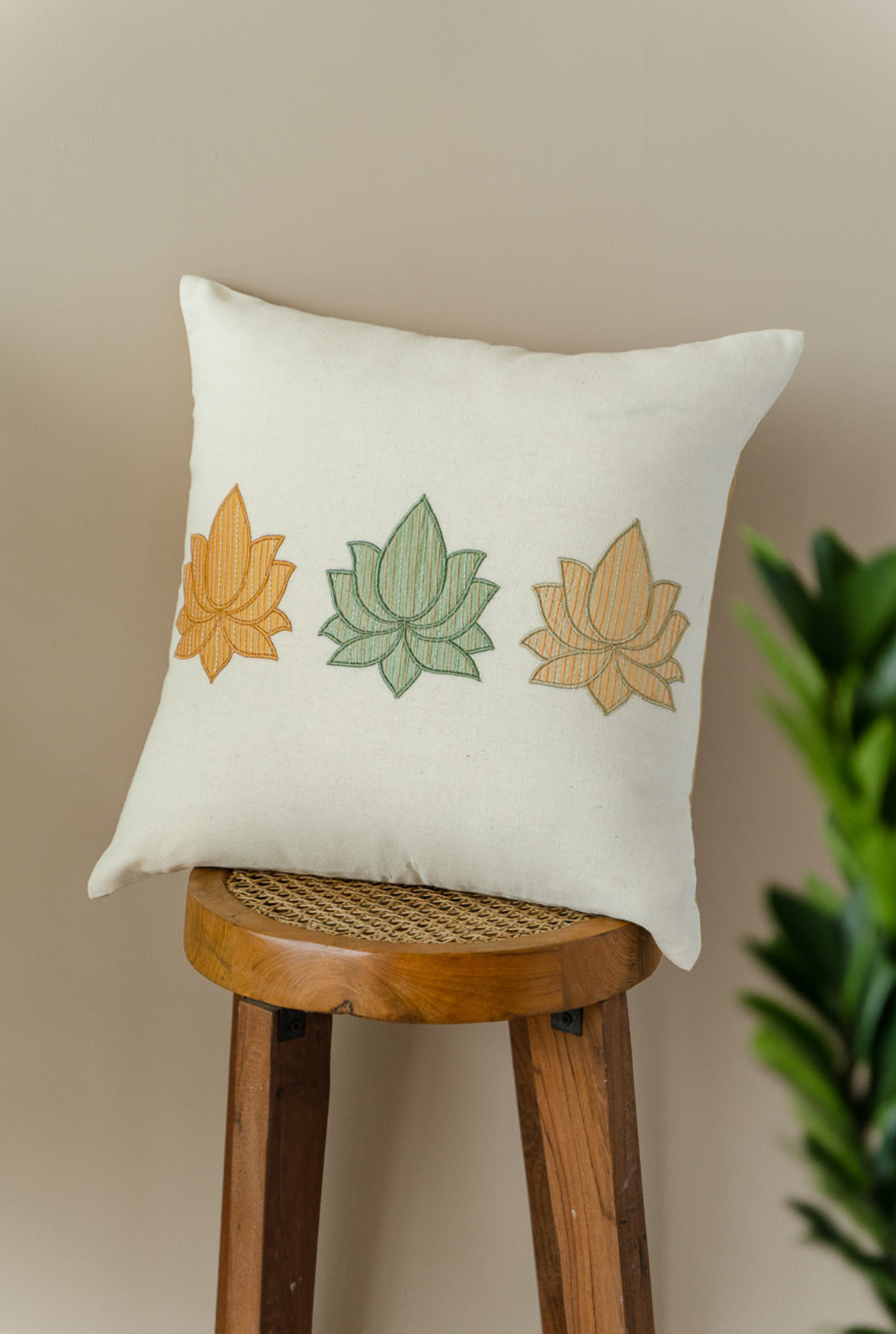 Lotus Love Trio Cushion Cover