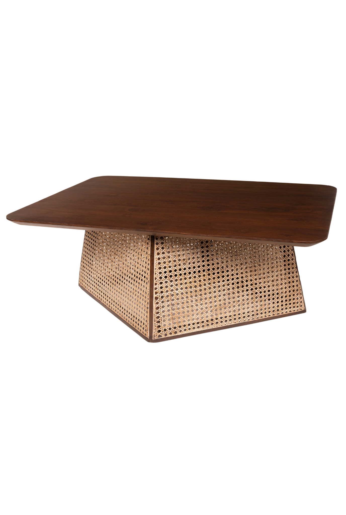 Ariella Teakwood Cane Coffee Table