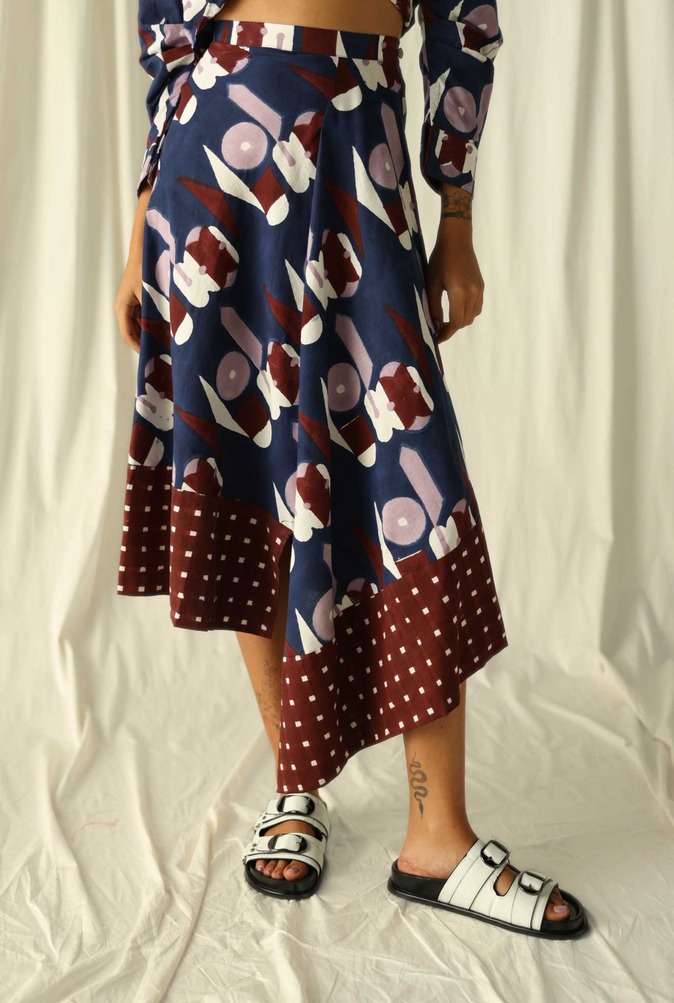 kareri-blue0purple-hand-block-printed-cotton-blouse-skirt