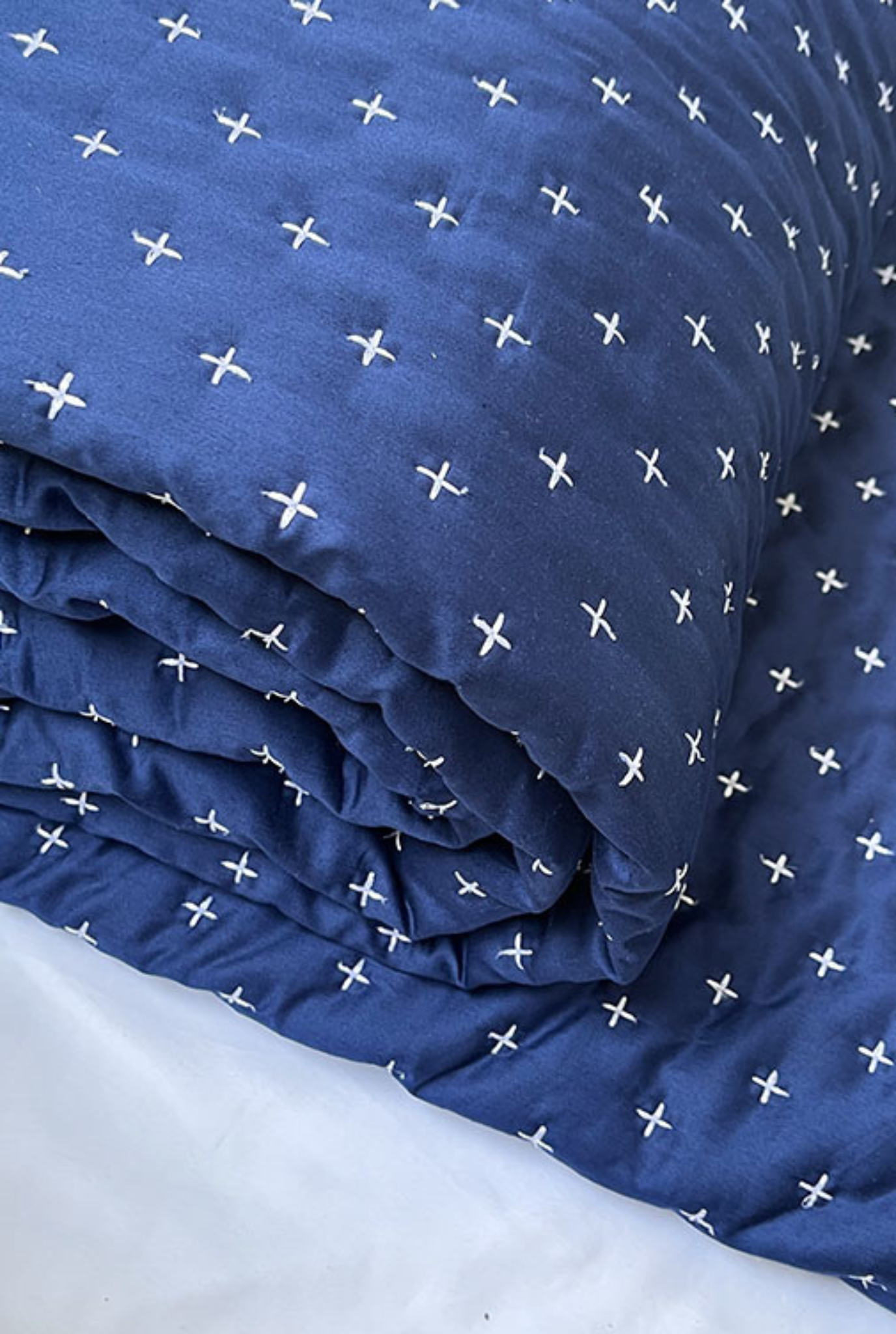 Bombay bedspread Blue