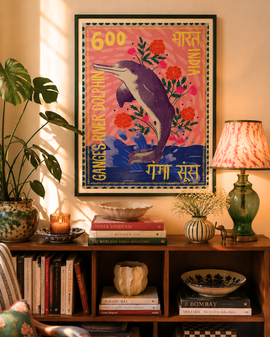 Ganges Dolphin Art Print