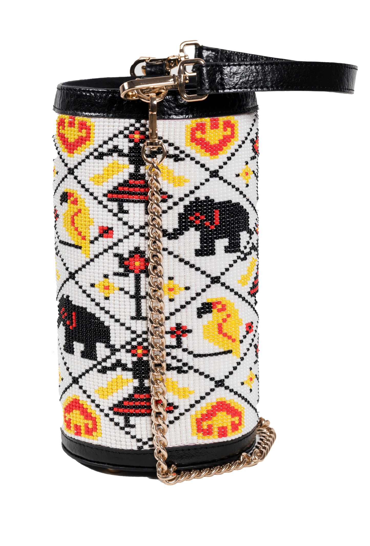 Amara Patola Bucket Bag - White