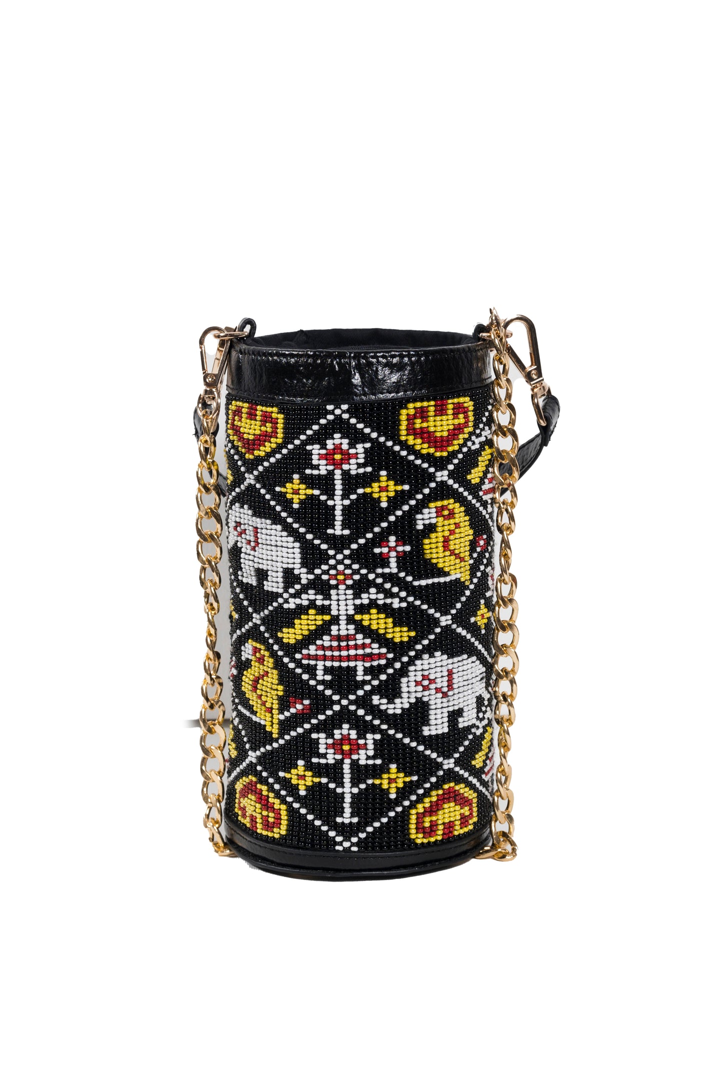 Amara Patola Bucket Bag - Black