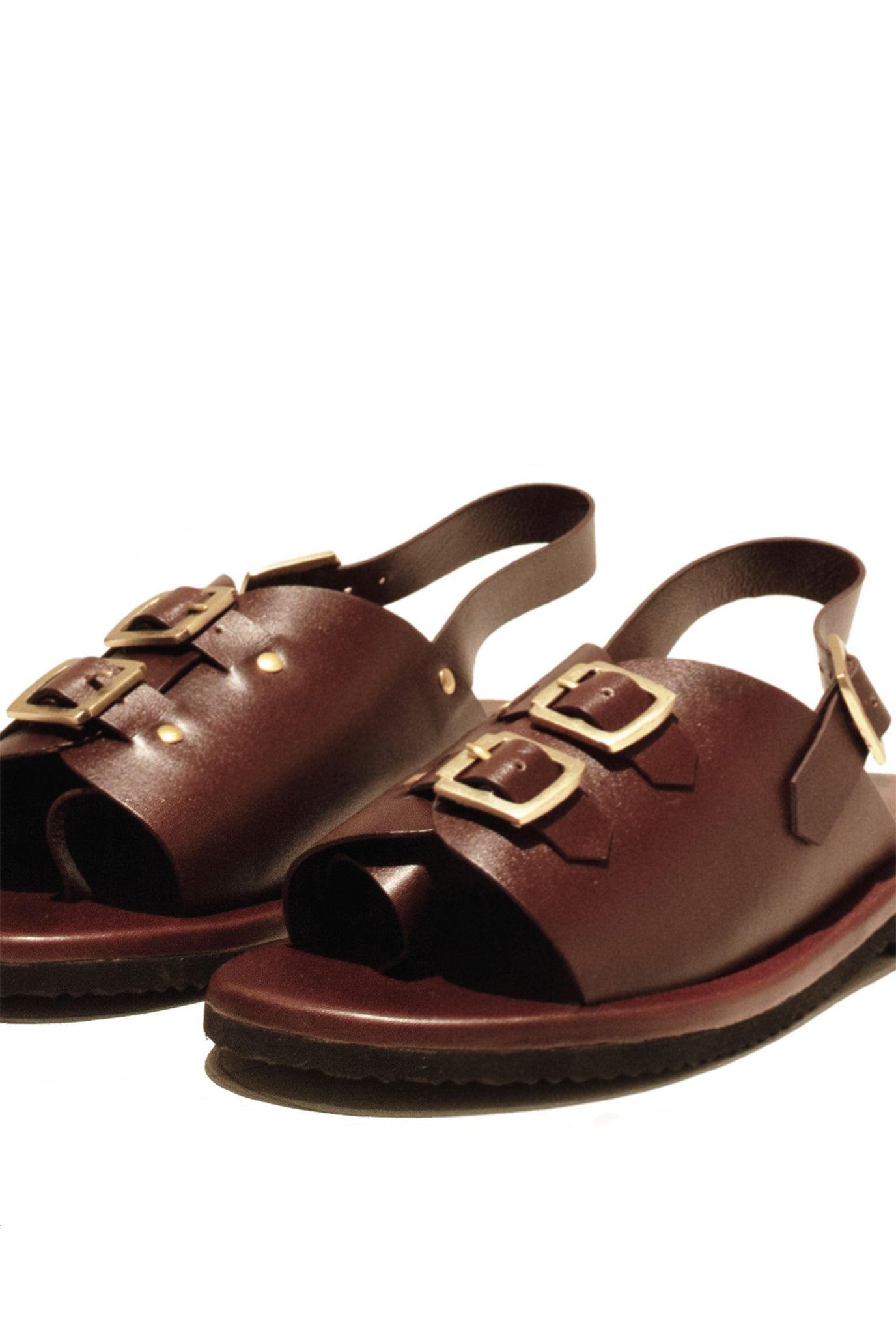 Envelope Sandals Double Buckle