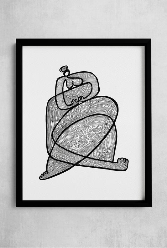 art-jodi-print-curiouser-line art-bodies in motion-limited edition-