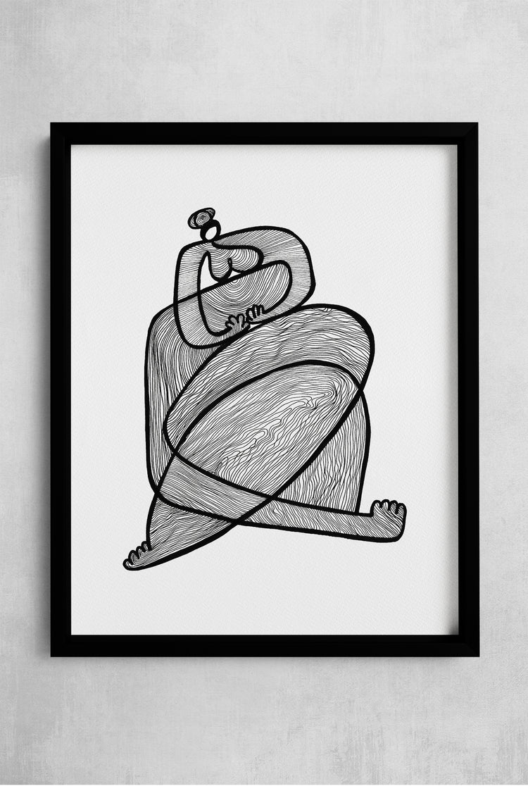 art-jodi-print-curiouser-line art-bodies in motion-limited edition-