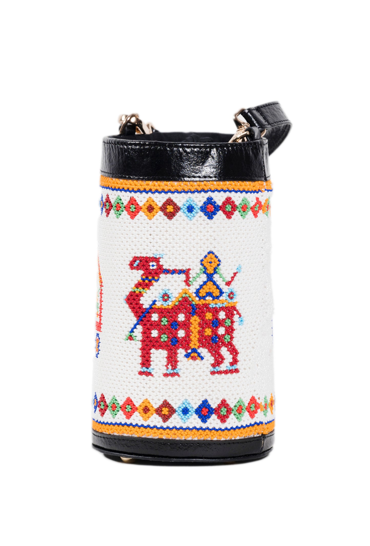 Vistara parade beadwork bag
