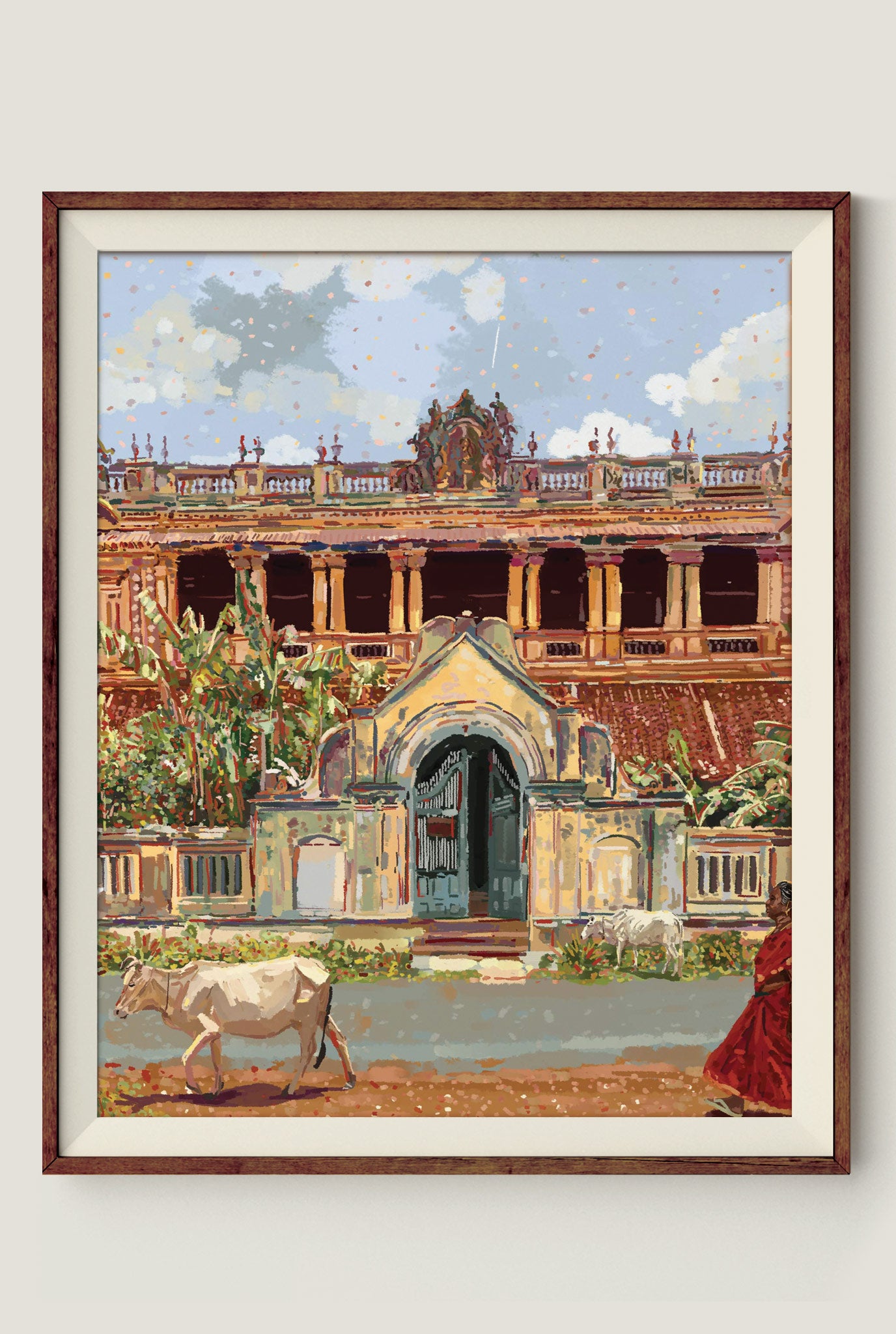 CHETTINAD HOUSE 1 ART PRINT