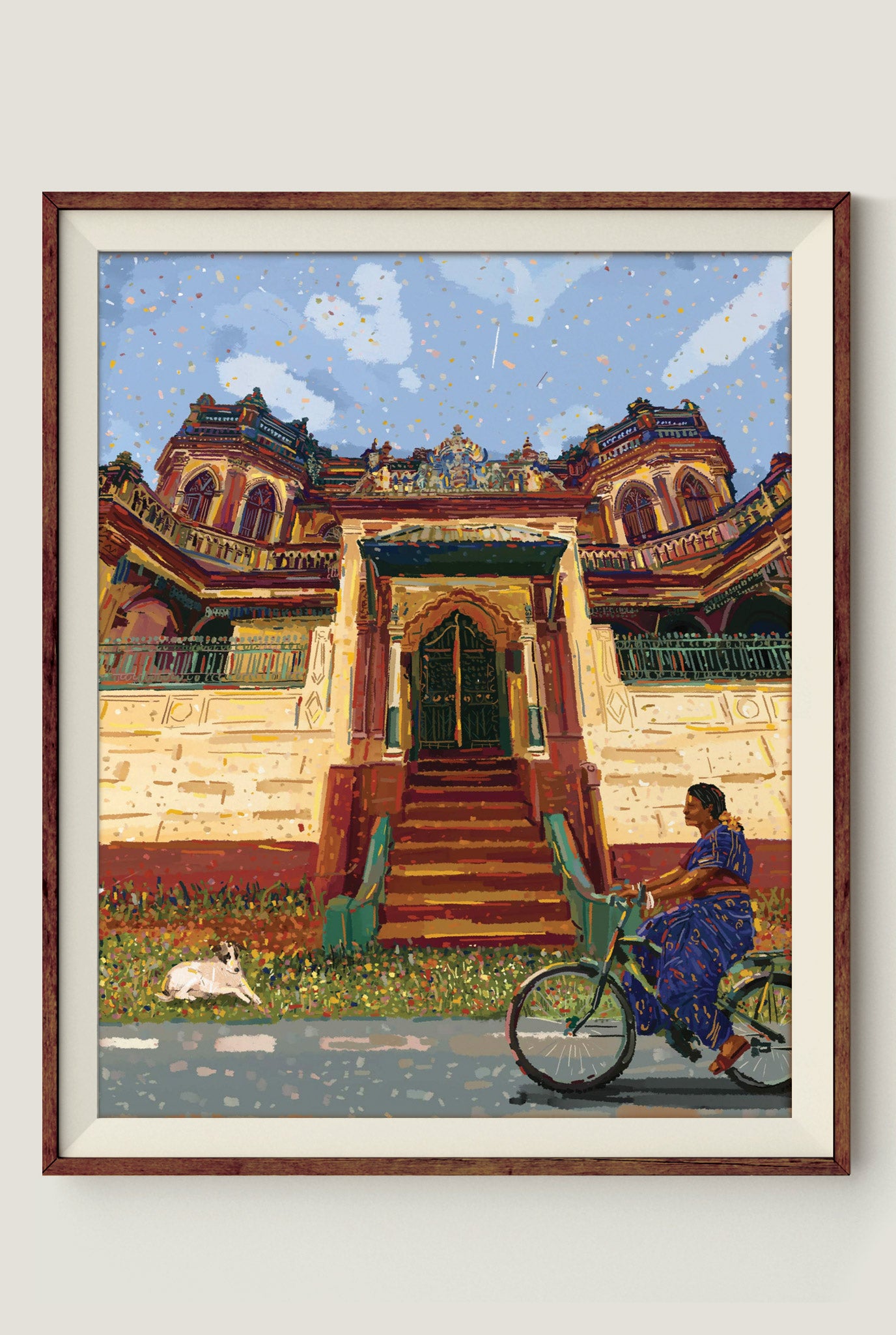 CHETTINAD HOUSE 2 ART PRINT