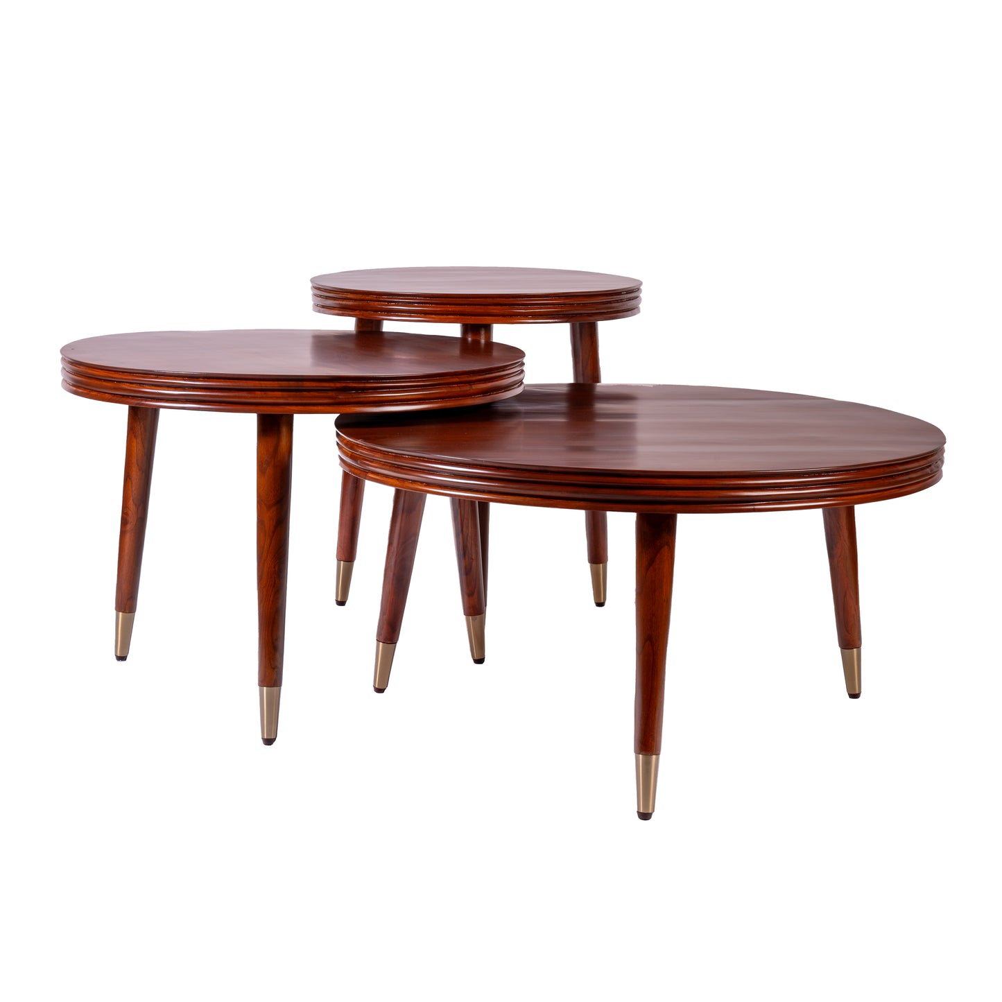 Trilaya Teakwood nested Table